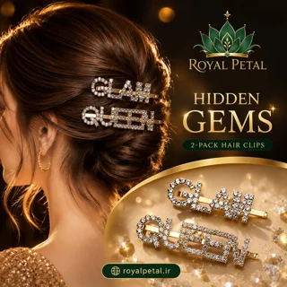 گیره موی نگیندار Hidden Gems (بسته ۲ عددی)